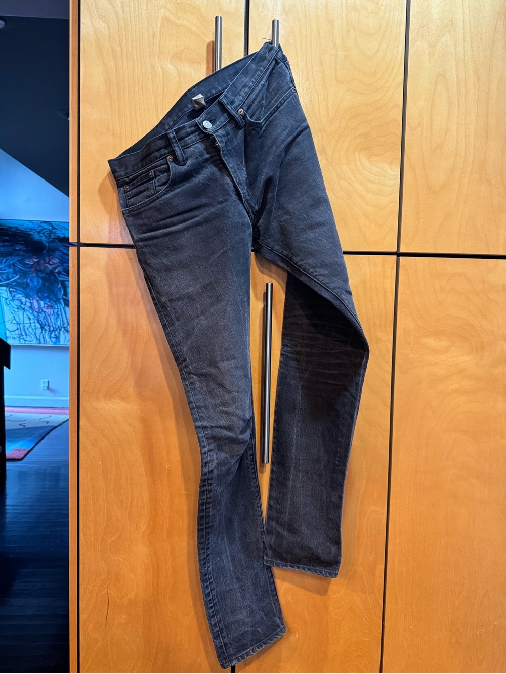 Ralph Lauren Double RL Slim Black Denim Jeans
